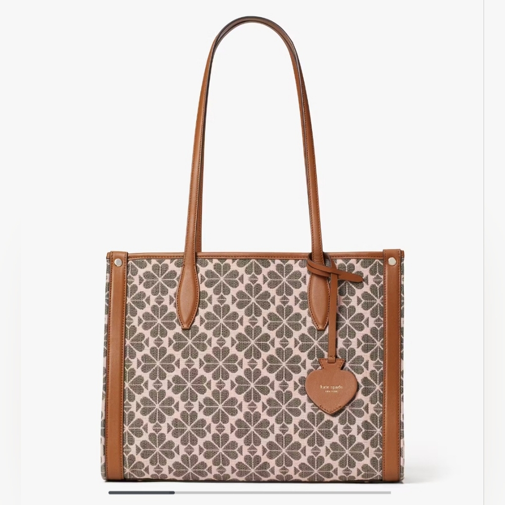 Kate Spade Flower Jacquard Market Medium Tote
